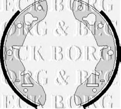Комплект тормозных колодок BORG & BECK купить