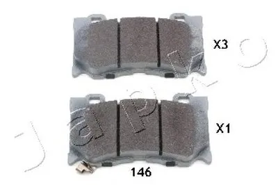 Комплект тормозных колодок, дисковый тормоз JAPKO купить