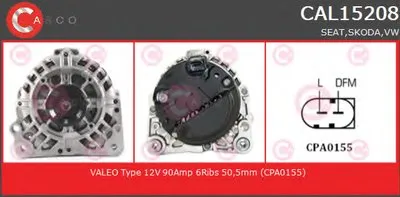 Генератор GENUINE SERIES CASCO купить