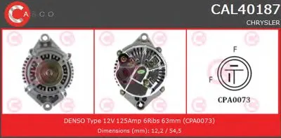 Генератор BRAND NEW SERIES CASCO купить