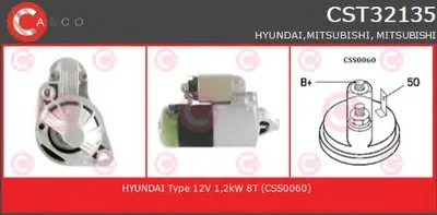 Стартер GENUINE SERIES CASCO купить