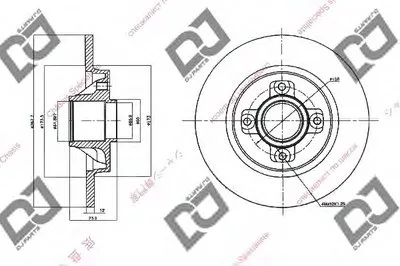 Тормозной диск DJ PARTS купить