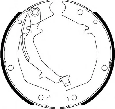 Комплект тормозных колодок, стояночная тормозная система HELLA PAGID купить