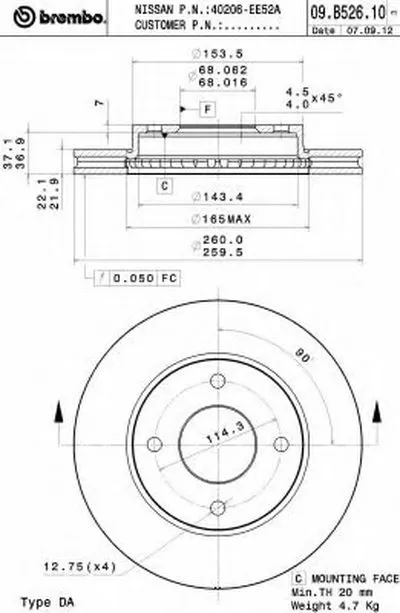 Тормозной диск AP купить