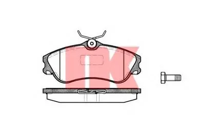 Комплект тормозных колодок, дисковый тормоз NK купить