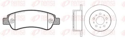 Комплект тормозов, дисковый тормозной механизм Twin Kit REMSA купить