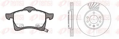 Комплект тормозов, дисковый тормозной механизм Twin Kit REMSA купить