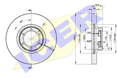 Тормозной диск ICER купить