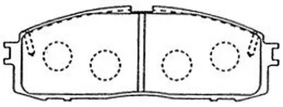 Комплект тормозных колодок, дисковый тормоз Premium Advics AISIN купить