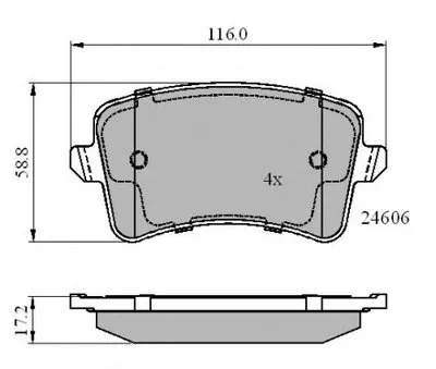 Комплект тормозных колодок, дисковый тормоз NATIONAL купить