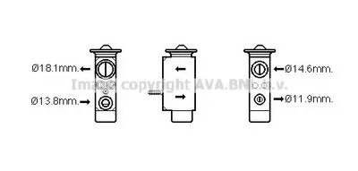 Расширительный клапан, кондиционер AVA QUALITY COOLING купить