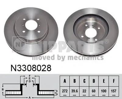 Тормозной диск NIPPARTS купить