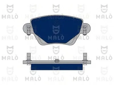 Комплект тормозных колодок, дисковый тормоз MALÒ купить