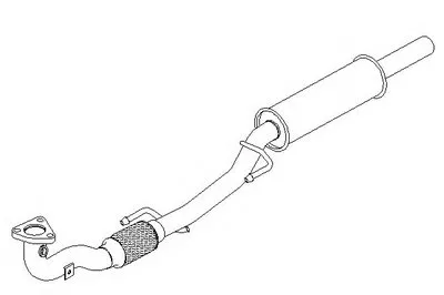 Предглушитель выхлопных газов KLARIUS купить