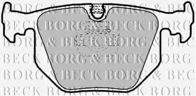 Комплект тормозных колодок, дисковый тормоз BORG & BECK купить