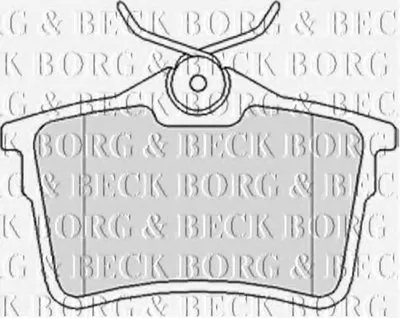 Комплект тормозных колодок, дисковый тормоз BORG & BECK купить