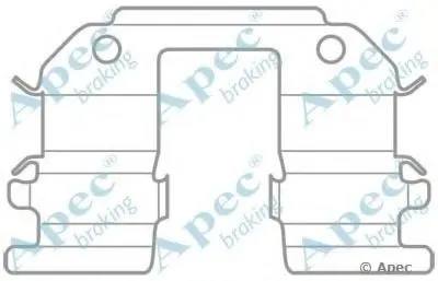 Комплектующие, тормозные колодки APEC braking купить