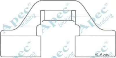 Комплектующие, тормозные колодки APEC braking купить