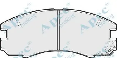 Комплект тормозных колодок, дисковый тормоз APEC braking купить