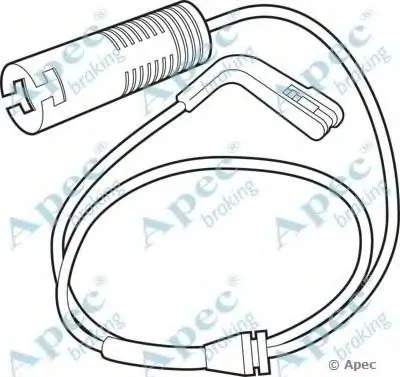 Указатель износа, накладка тормозной колодки APEC braking купить
