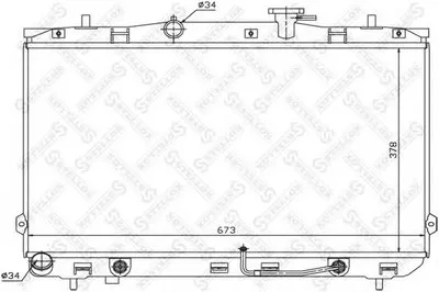 Радиатор, охлаждение двигателя STELLOX купить