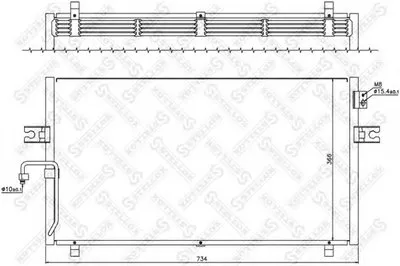 Конденсатор, кондиционер STELLOX купить