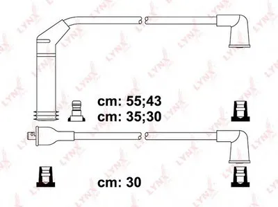 Комплект проводов зажигания LYNXauto купить