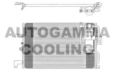 Конденсатор, кондиционер AUTOGAMMA купить
