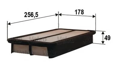 Воздушный фильтр VALEO купить