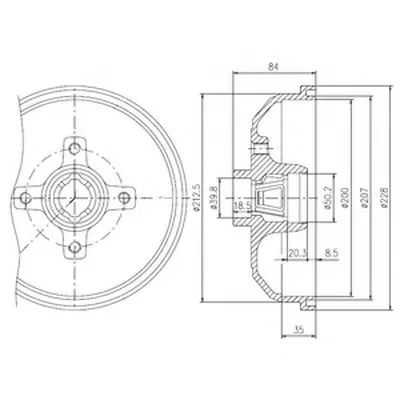 Тормозной барабан DELPHI купить