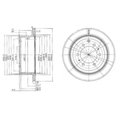Тормозной диск DELPHI купить