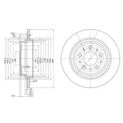 Тормозной диск DELPHI купить