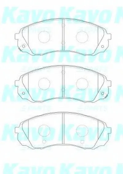 Комплект тормозных колодок, дисковый тормоз MK KASHIYAMA KAVO PARTS купить