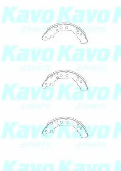Комплект тормозных колодок MK KASHIYAMA KAVO PARTS купить