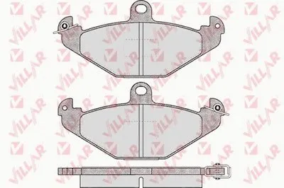 Комплект тормозных колодок, дисковый тормоз VILLAR купить