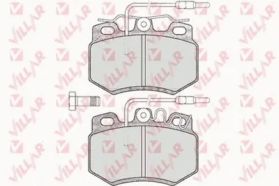 Комплект тормозных колодок, дисковый тормоз VILLAR купить