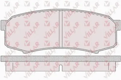 Комплект тормозных колодок, дисковый тормоз VILLAR купить