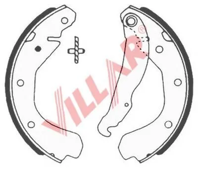 Комплект тормозных колодок VILLAR купить