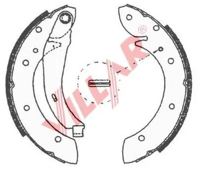Комплект тормозных колодок VILLAR купить