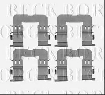 Комплектующие, колодки дискового тормоза BORG & BECK купить