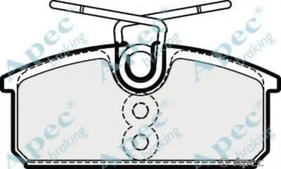 Комплект тормозных колодок, дисковый тормоз APEC braking купить