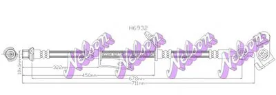 Тормозной шланг BROVEX-NELSON купить