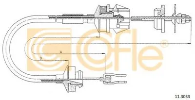 Тросик сцепления COFLE купить