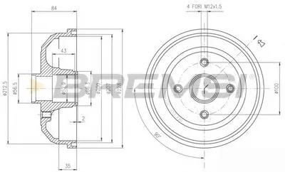 Тормозной барабан BREMSI купить