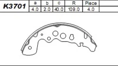 Комплект тормозных колодок ASIMCO купить