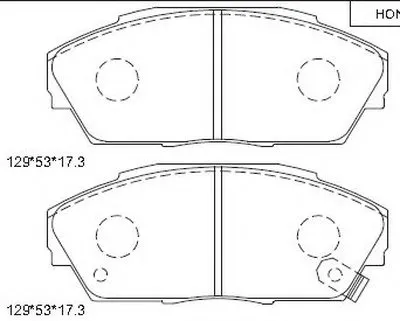 Комплект тормозных колодок, дисковый тормоз ASIMCO купить