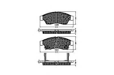 Комплект тормозных колодок, дисковый тормоз SPIDAN купить