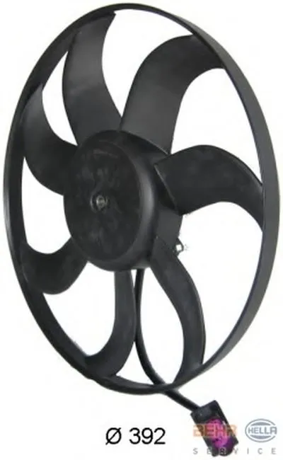 Вентилятор, охлаждение двигателя BEHR HELLA SERVICE HELLA купить