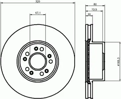 Тормозной диск TEXTAR купить