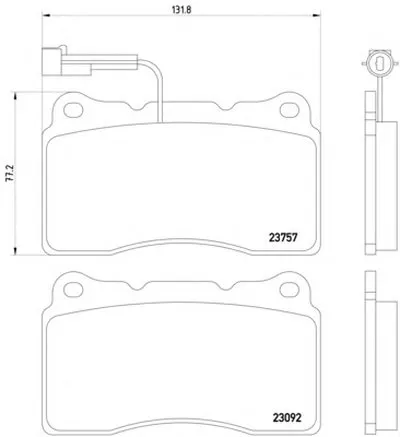 Комплект тормозных колодок, дисковый тормоз HELLA PAGID купить